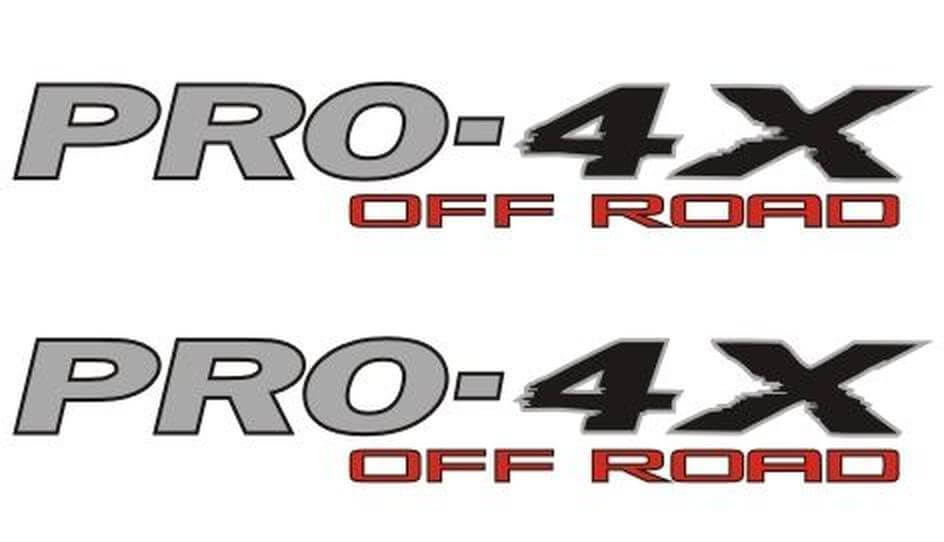 PRO-4X Off Road Side Vinyl Decals Pair for Nissan Titan