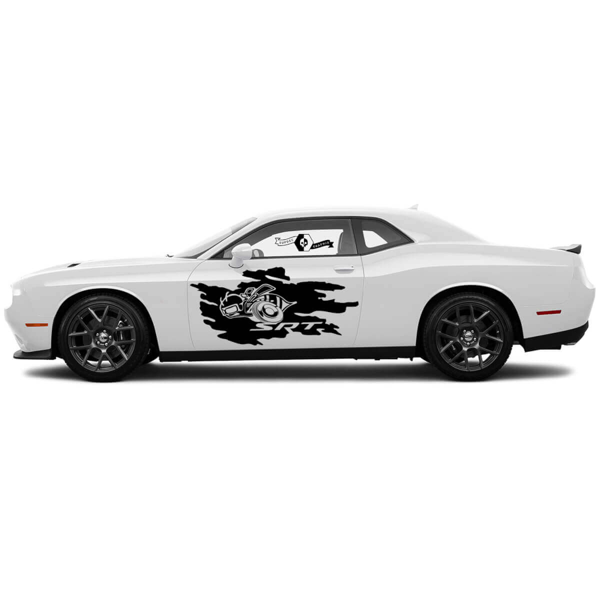 splash decals Side Vinyl Decals Stickers 2 for Dodge Challenger Charger