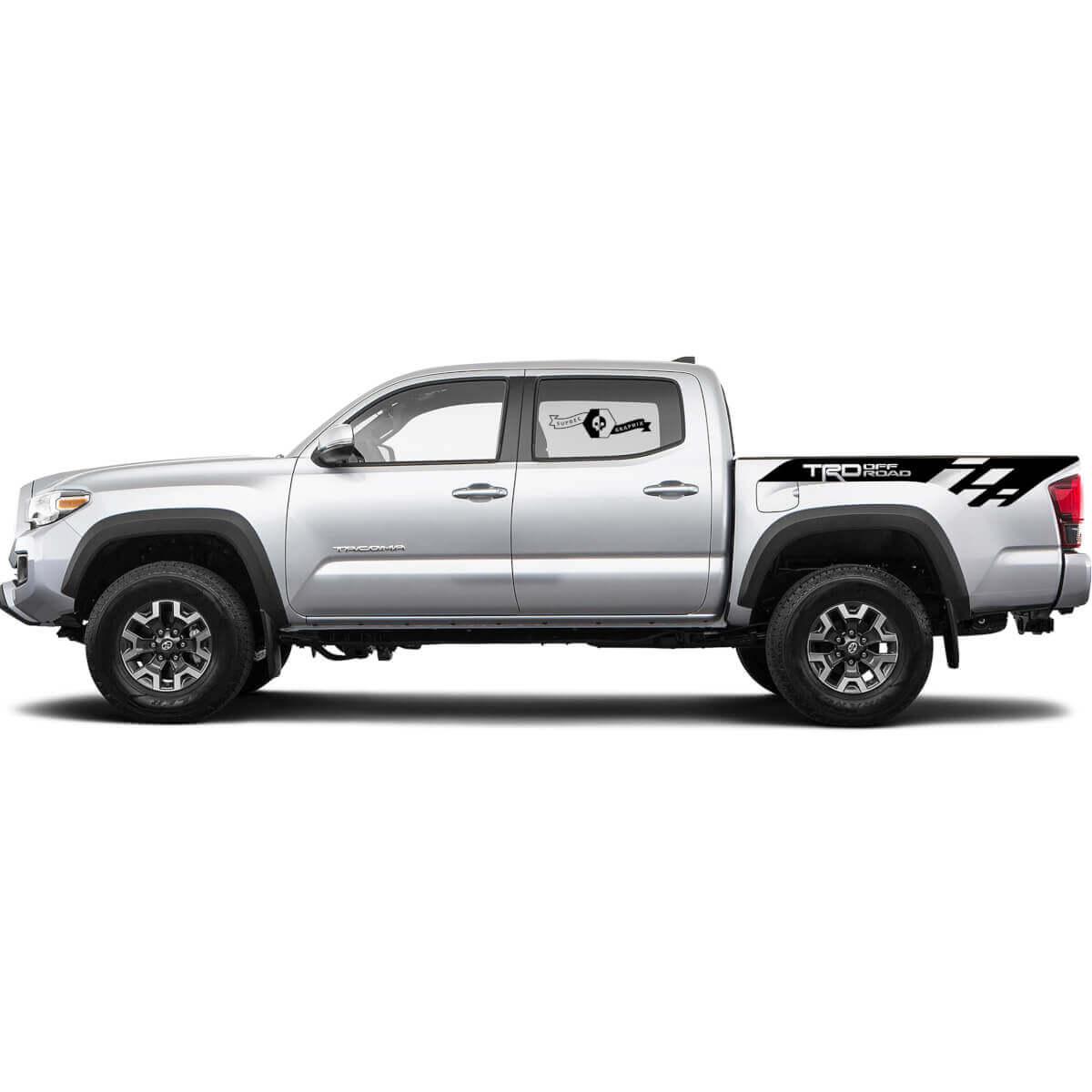 2 Decal sticker kit For Toyota Trd Off-Road Modern Tacoma Bed Decal Sticker Graphic Side WRAP
