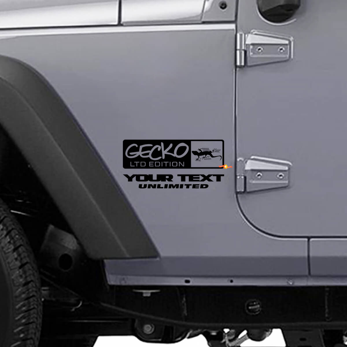 Gecko LTD Style Side Vinyl Decal for Jeep Wrangler Rubicon