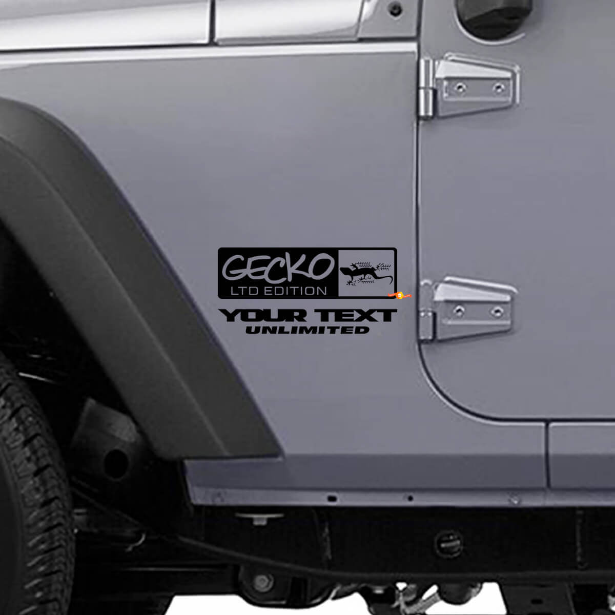 Gecko LTD Style Side Vinyl Decal Kit for Jeep Wrangler Rubicon