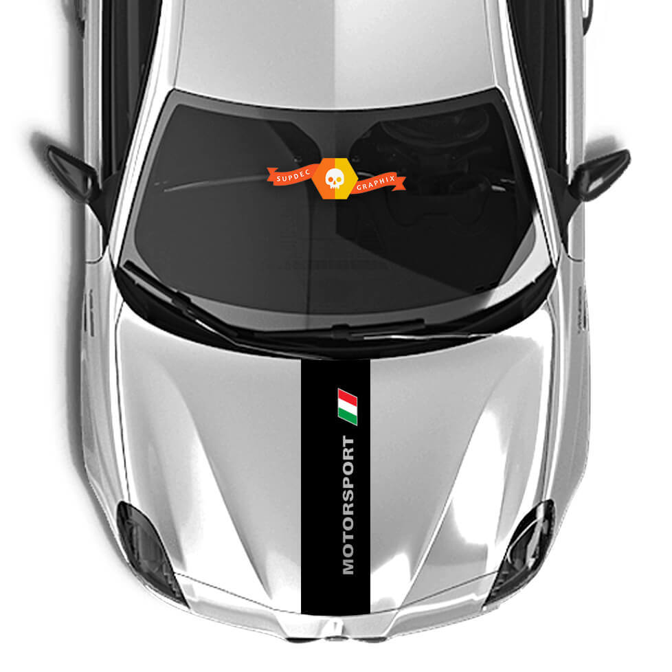 Alfa Romeo bonnet sticker Motorsport Italy 2021 Vinyl Decal Sticker
