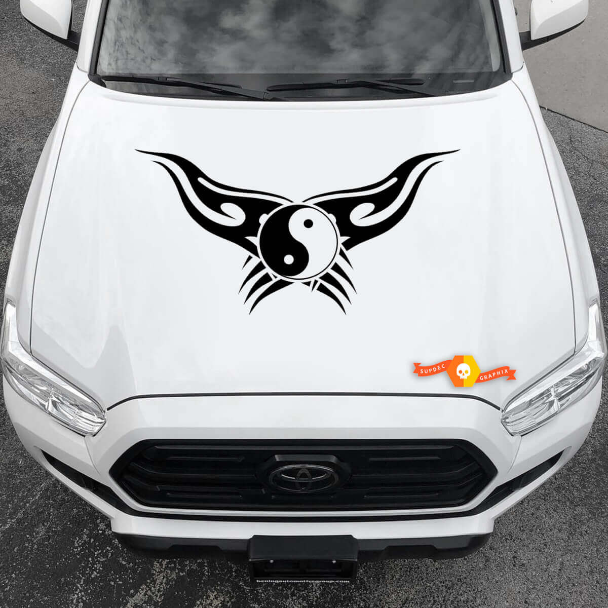 Vinyl Decals Graphic Stickers Car hood New yin and yang abstract 2022
