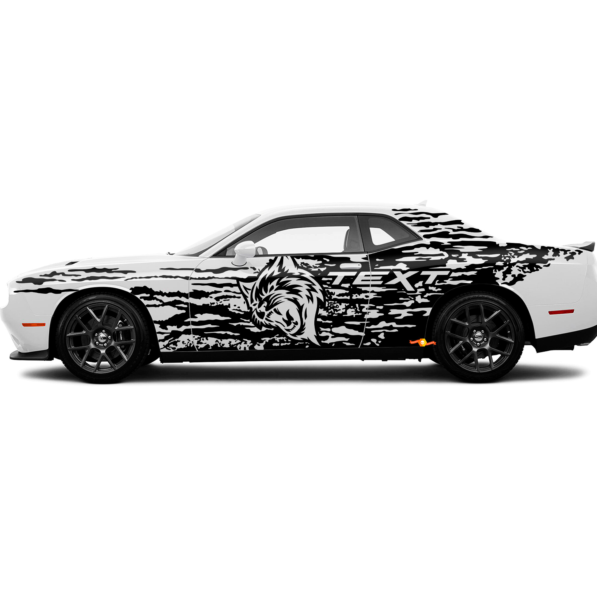 Wildcat Custom Splash Side Vinyl Decal Sticker for Dodge Charger