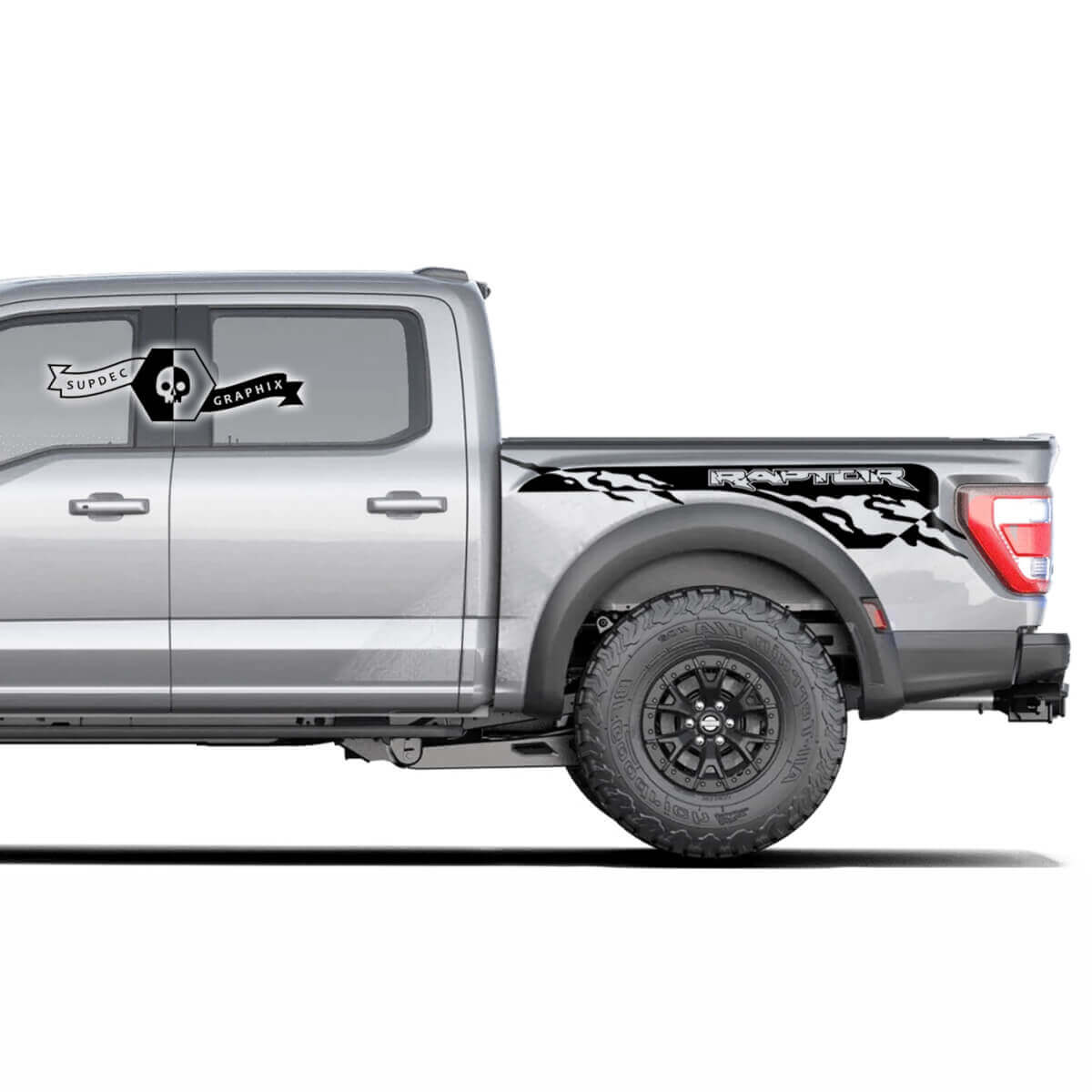 Ford F-150 Raptor 2022 Side Bed Splash Graphics side decal Stickers
