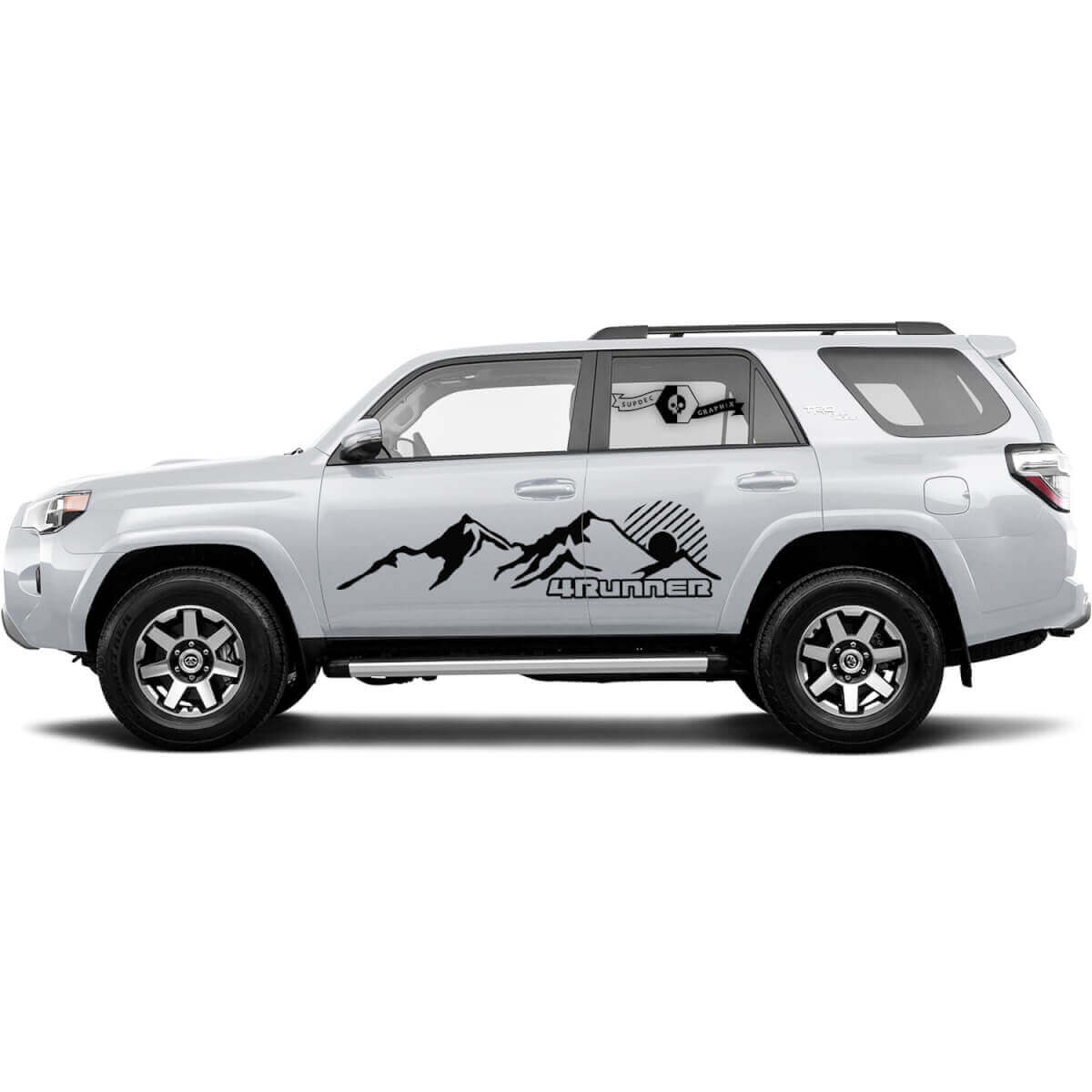 Mountain Range Side Door Vinyl Decal Sticker for Toyota 4Runner