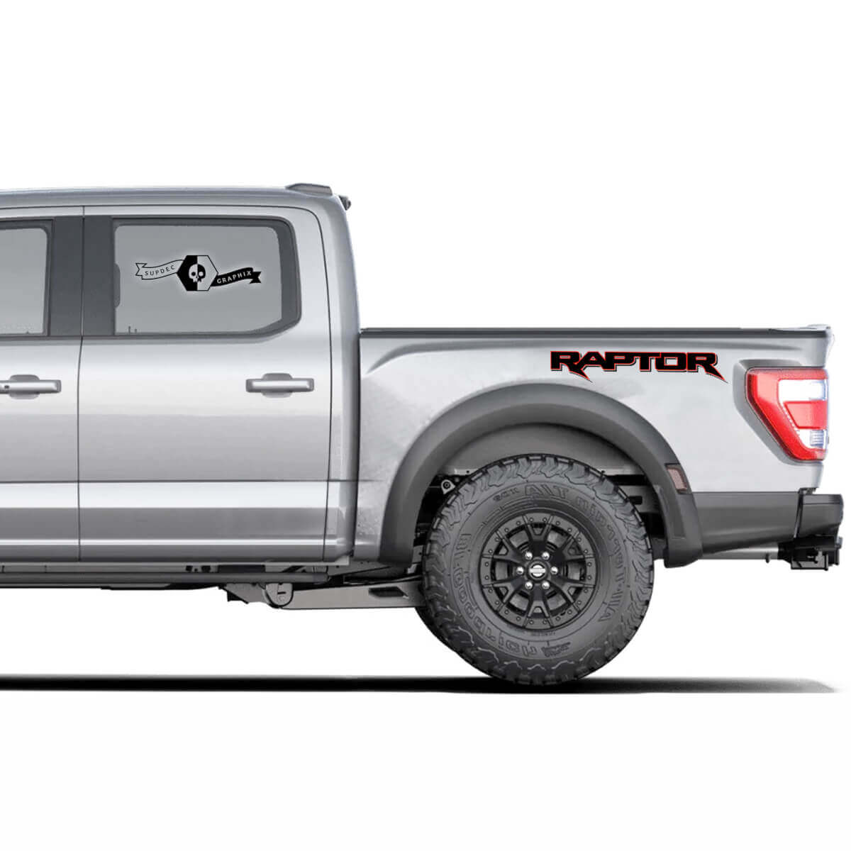 Pair Ford F150 Raptor 2020-2022 logo side 2 Colors graphics decal sticker

