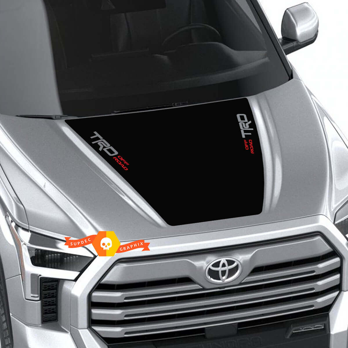 TRD-Style Hood Wrap Vinyl Decal for Toyota Tundra SR5 2022 