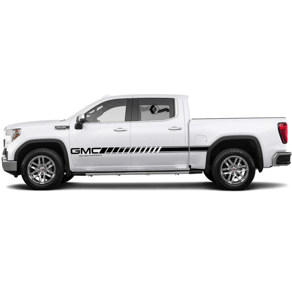 Decal Sticker Side Stripe Kit for GMC Sierra 1500 Doors Side Vinyl Stickers Decal Graphic
