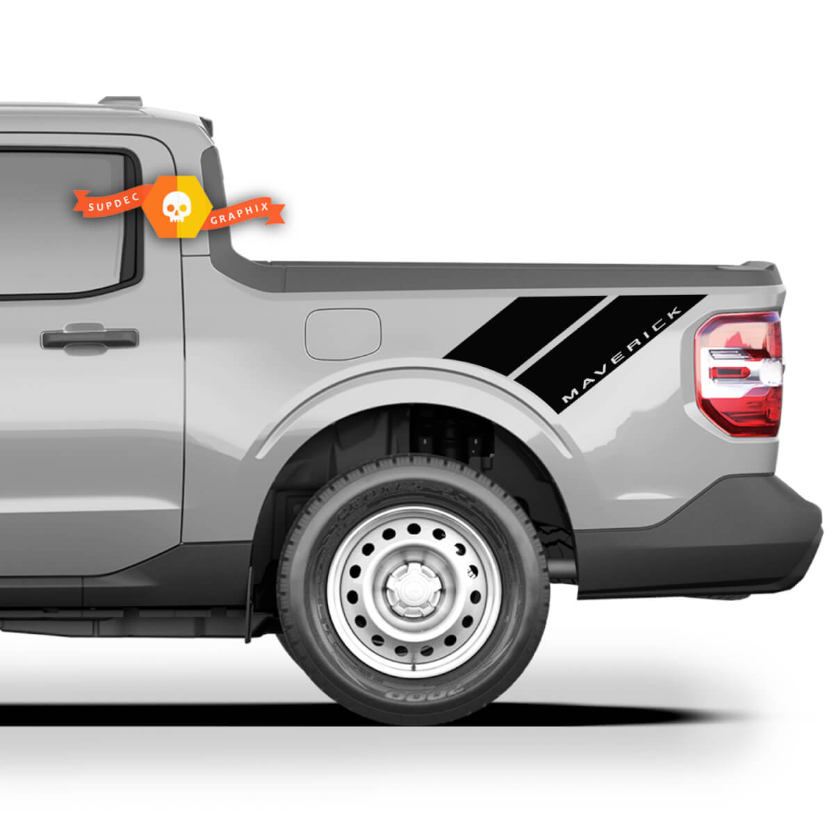 Pair FORD MAVERICK 2022 FX4 Graphics Decals Stickers Bed Side Decals  Maverick Stickers Truck Bed Side
