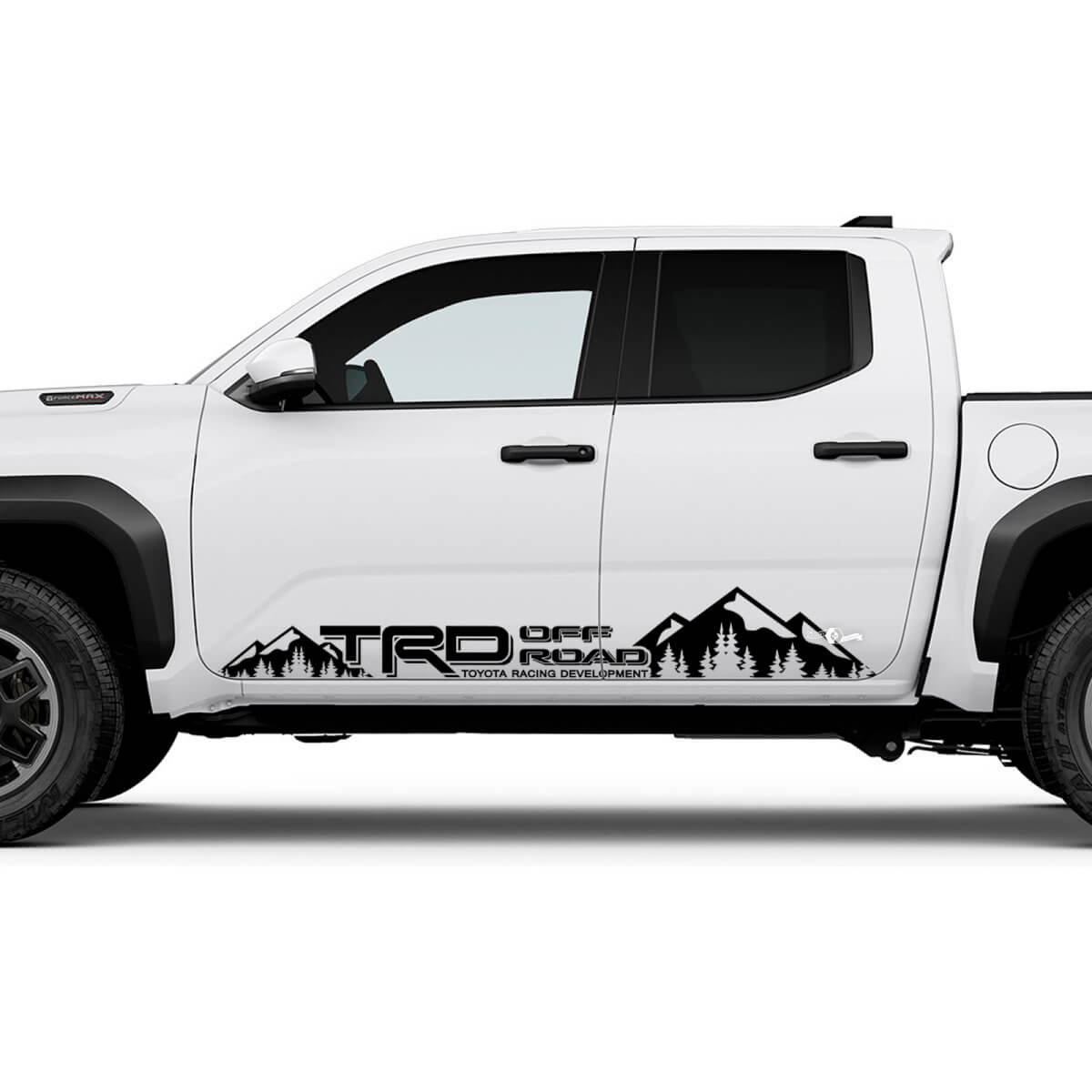 TRD off Road Mountains Side Rocker Panel Decals Stickers for Toyota Tacoma

