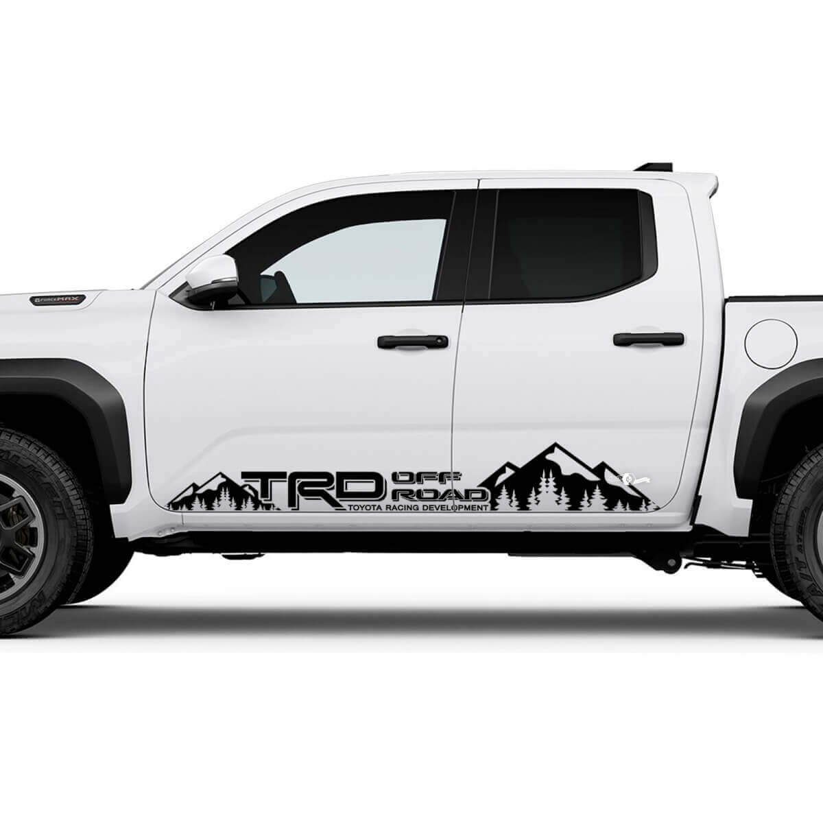 TRD off Road Mountains Side Rocker Panel Decals Stickers for Toyota Tacoma
