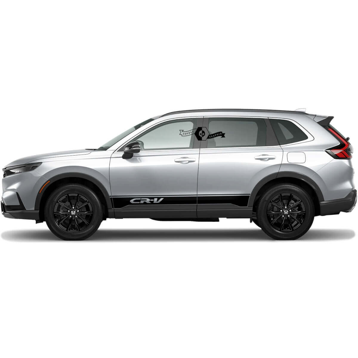 2x Honda CR-V  2020 2021 2022 2023 Side Rocker Panel Stripes Vinyl Solid Decal Sticker Logo Graphics
