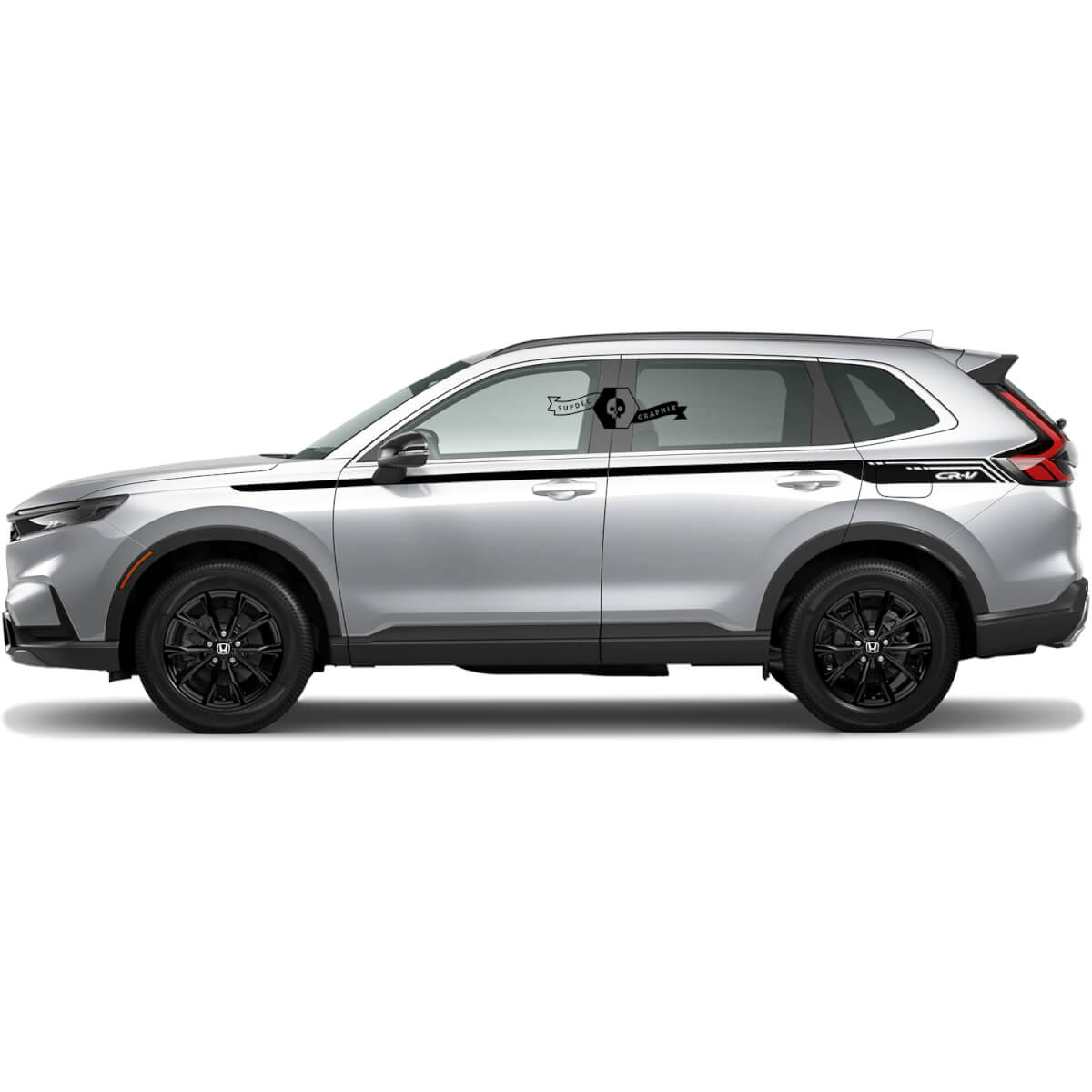 2x Honda CR-V  2020 2021 2022 2023 Side Doors Up Lines Stripes Vinyl Decal Sticker Graphics
