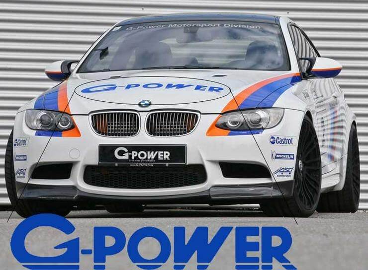 G-Power Style Motorsport Hood Decal Sticker for BMW M3 M5 M6