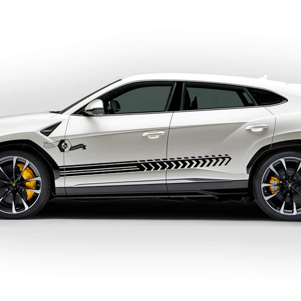 Pair Lamborghini Urus 2021 2022 2023 Side Doors Stripe Vinyl Decal Sticker Graphics
