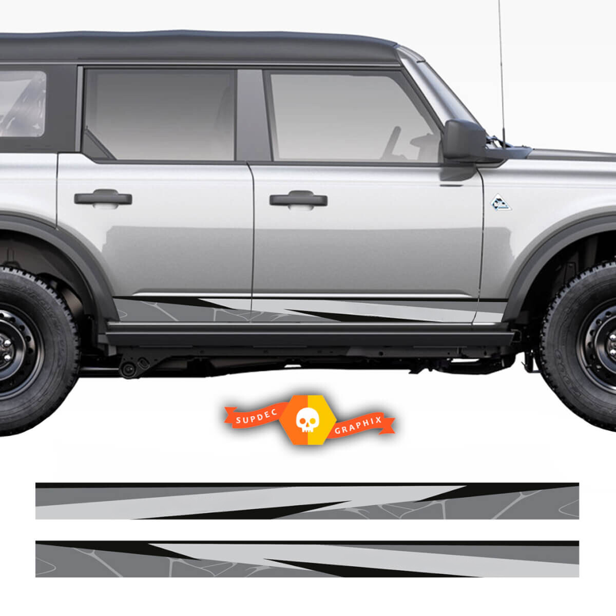 Wrap Graphics Side Vinyl Decal Sticker for Ford Bronco 2021-2026