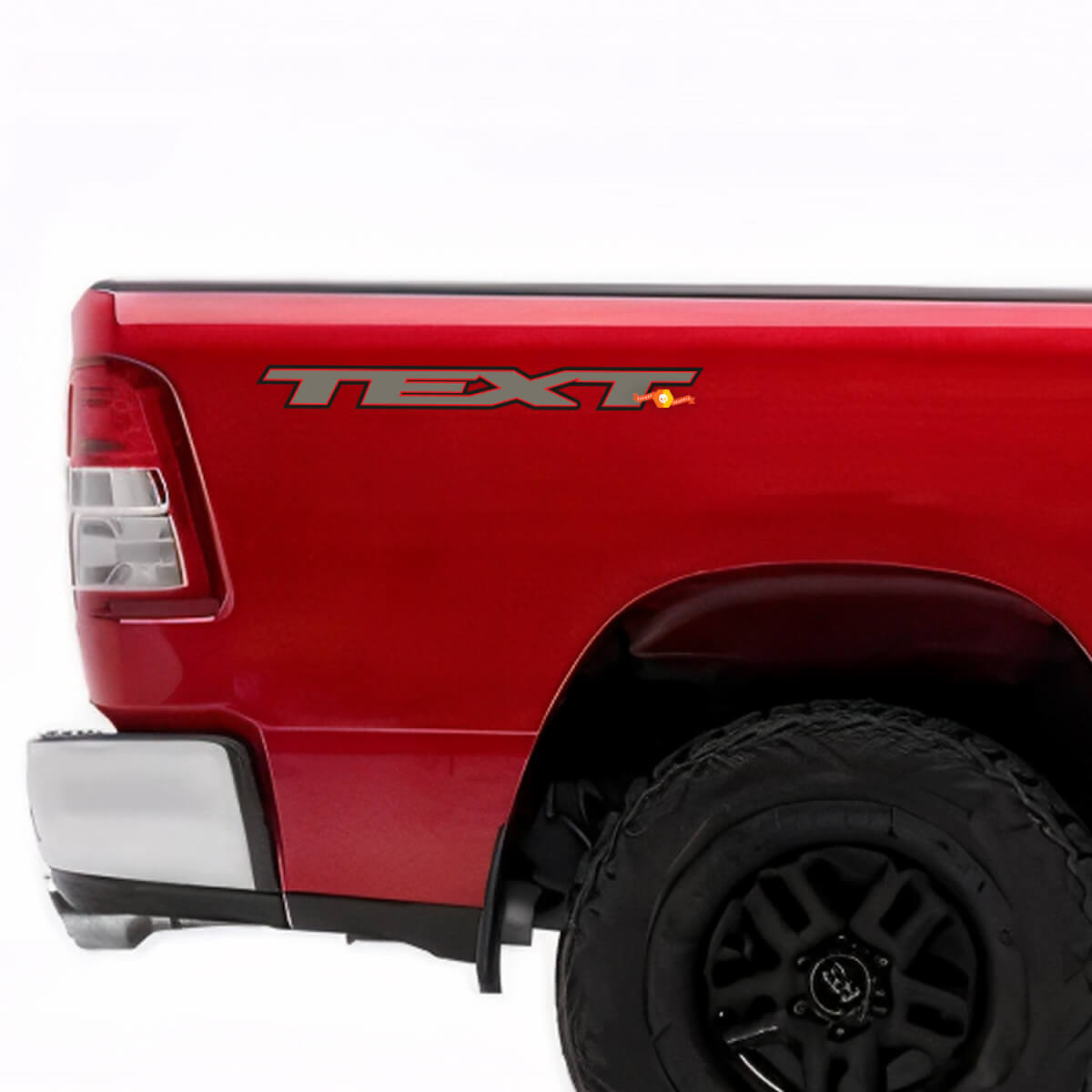 Lettering Rear Wing Vinyl Decal Stickers for Dodge Ram SXT