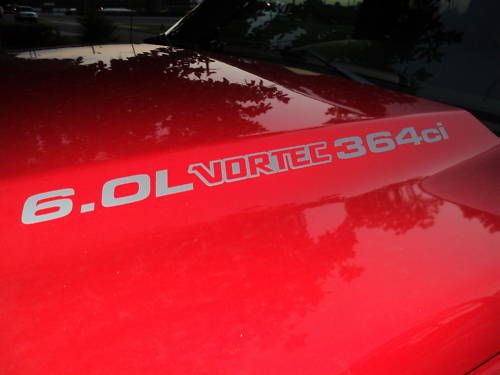 6.0L Vortec 364ci Hood Vinyl Decal Set for Chevy Truck
