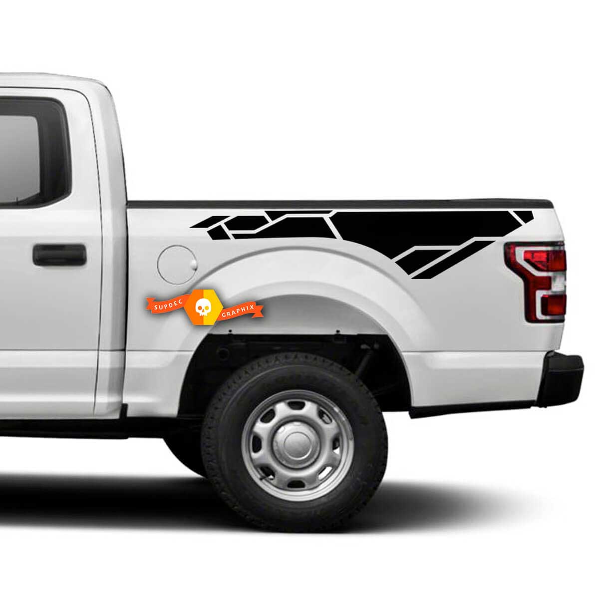 Pair Side Stripe Bed Decals Graphics Vinyl Sticker For Musclecar truck truck
