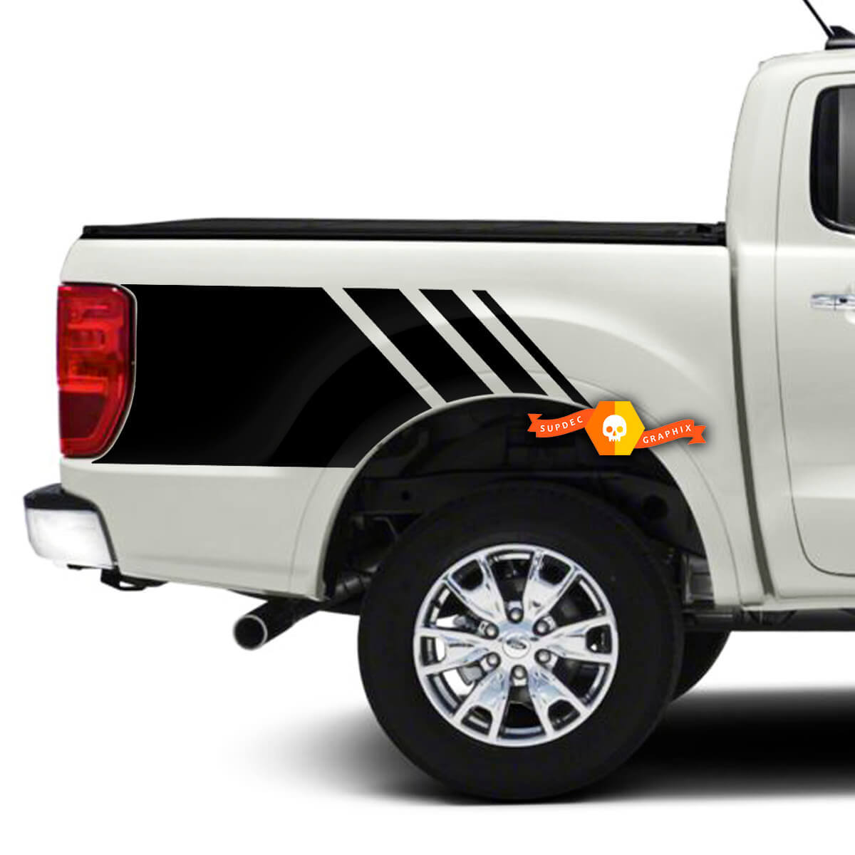 Pair Side Stripe Bed Decals Wrap Graphics Vinyl Sticker 2 for Ford F-150