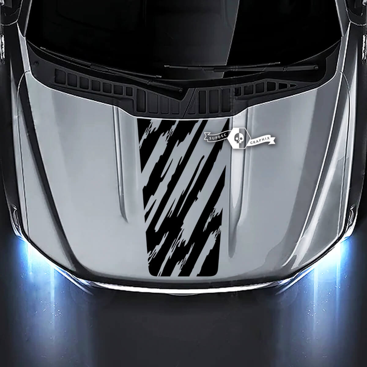 Ford F-150 XL XLT STX LARIAT Hood Destroyed Mud Graphics Decals Stickers
