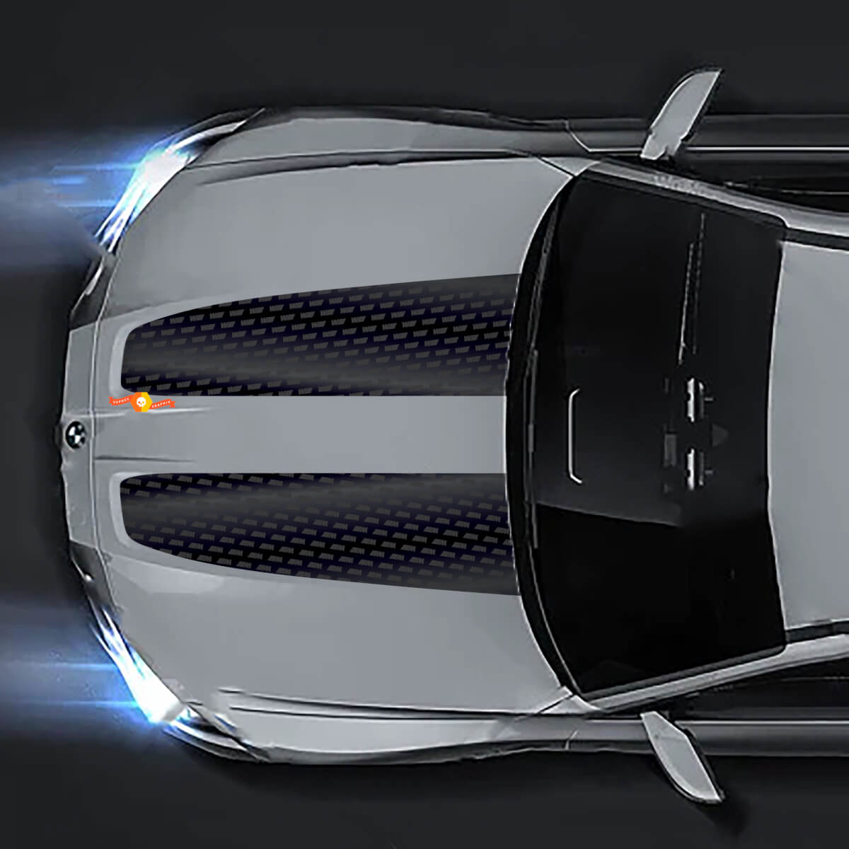 2021+ BMW M4 M3 G80 G82 G83 Hood ///M Style vinyl decal sticker
