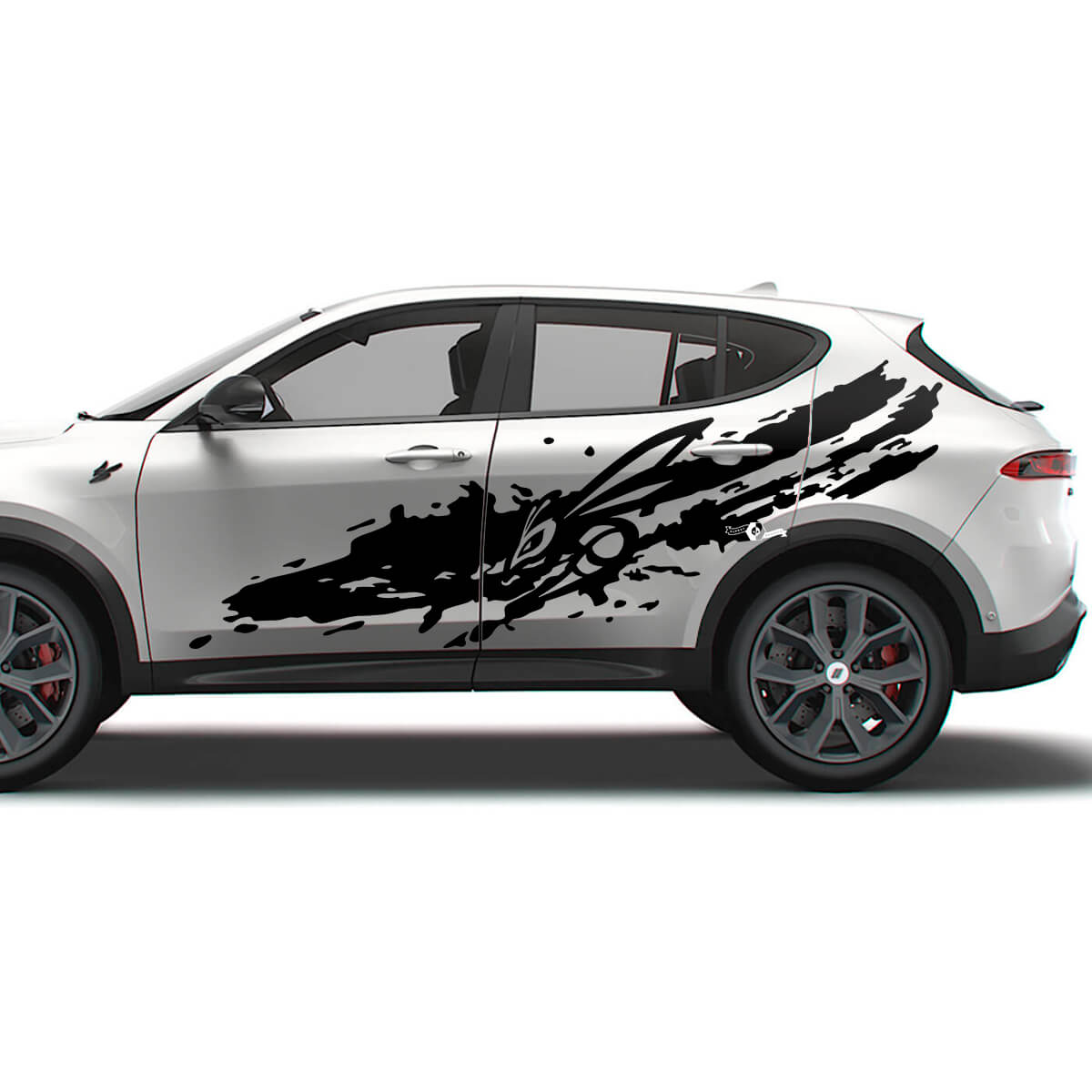 Hornet Logo Mud Splash Style Side Vinyl Decal Kit for Dodge Hornet