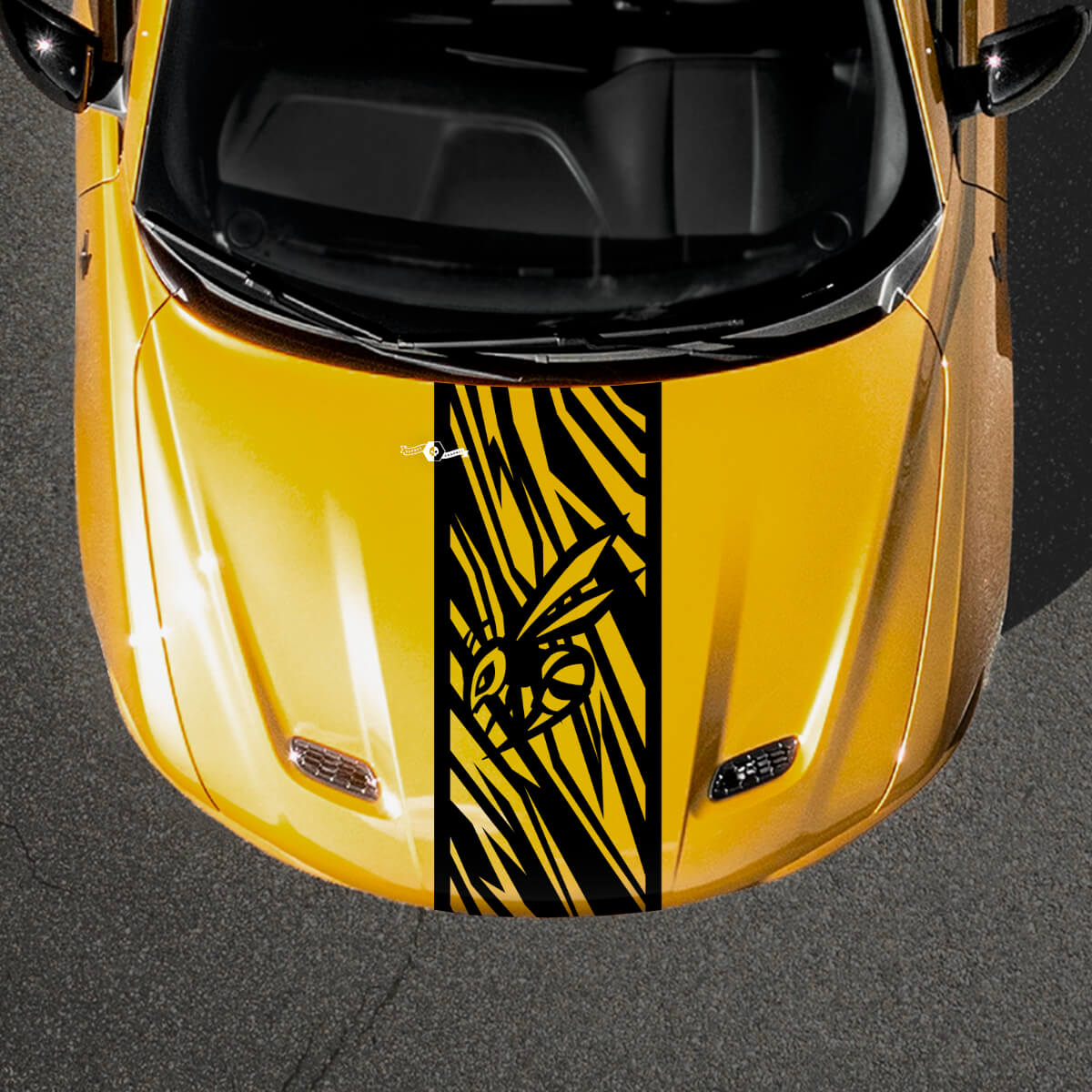 Hornet Logo Hood Stripe Vinyl Decal for Dodge Hornet