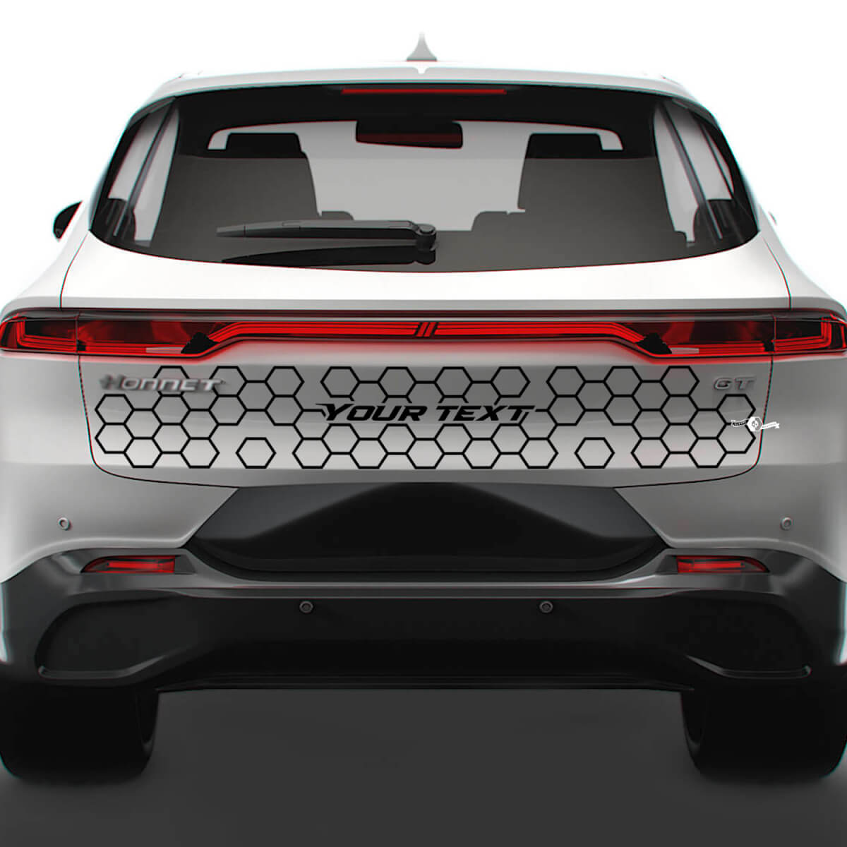  Custom Text Honeycomb Style Tailgate Trim Vinyl Decal for Dodge Hornet