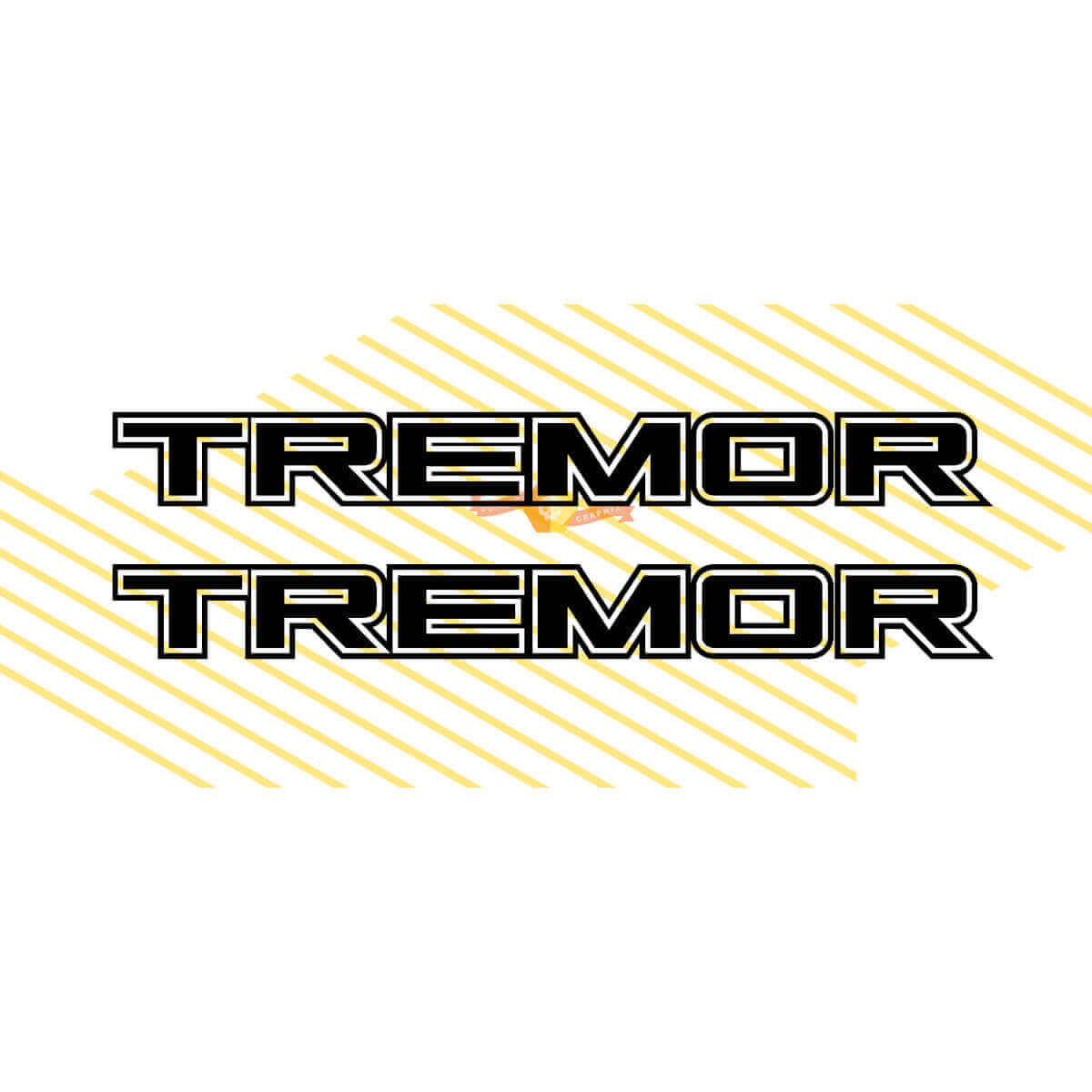 Pair Truck Bed Decal Tremor Set Musclecar Super Duty F250 truck F-350 Vinyl Stickers
