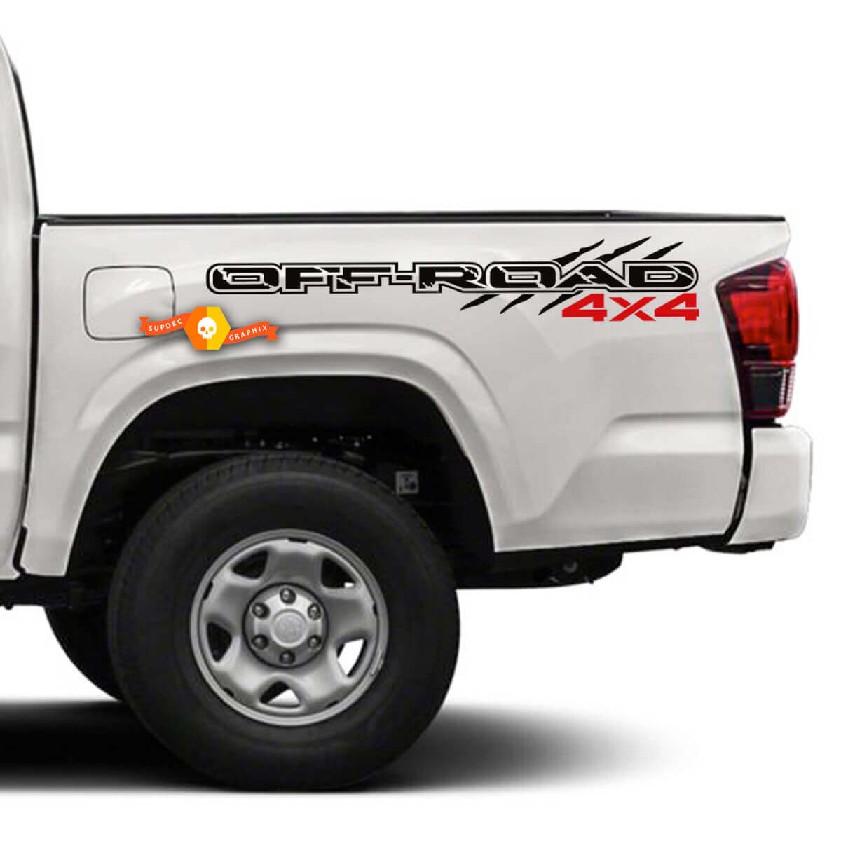 Pair Off Road Sport Tacoma Tundra TRD Bed Decals Stickers power truck Style 2 Colors
