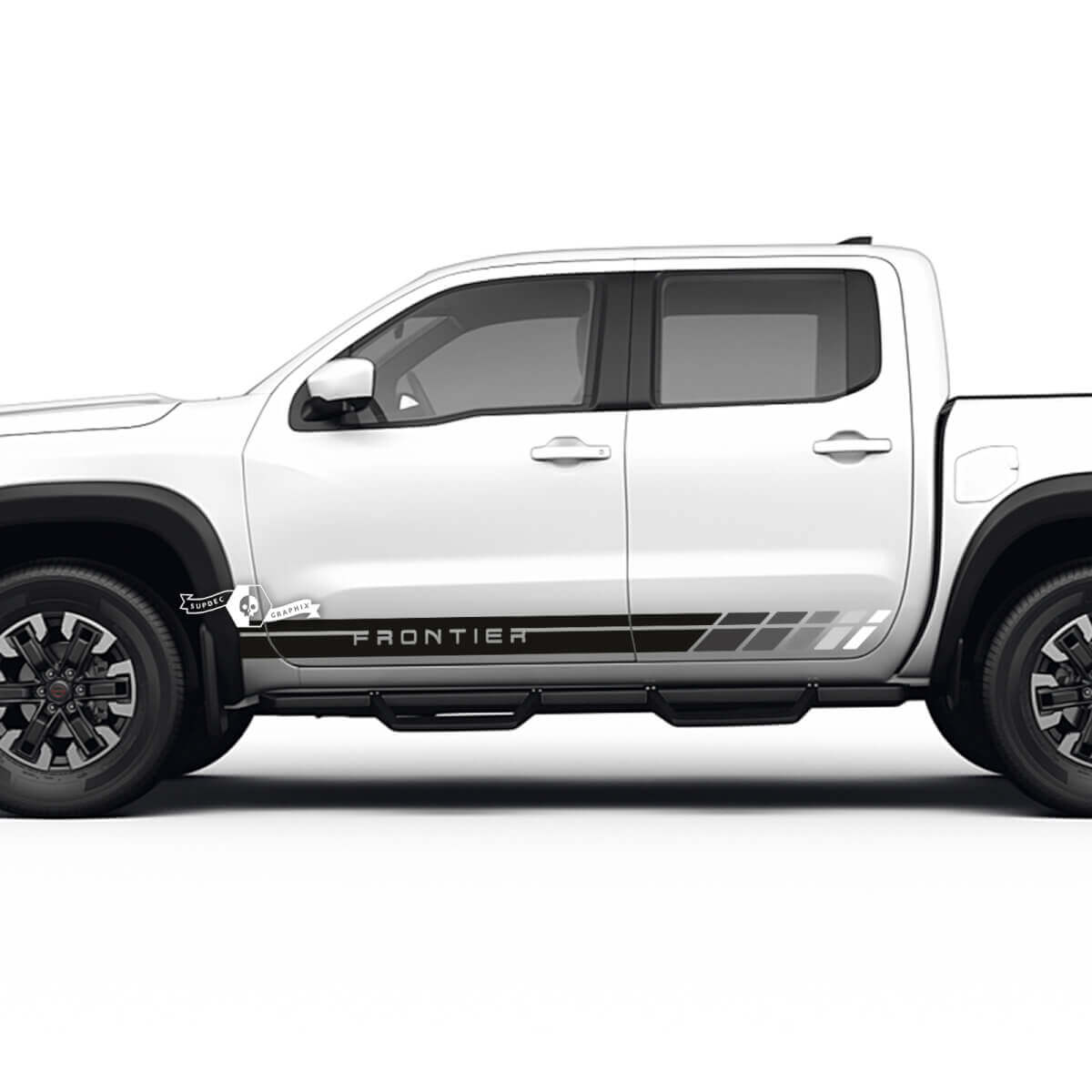 2 Nissan Decal Rocker Panel Retro Vintage Nissan Frontier Stripe Sticker Side Stripe Kit For Nissan Vinyl Stickers
