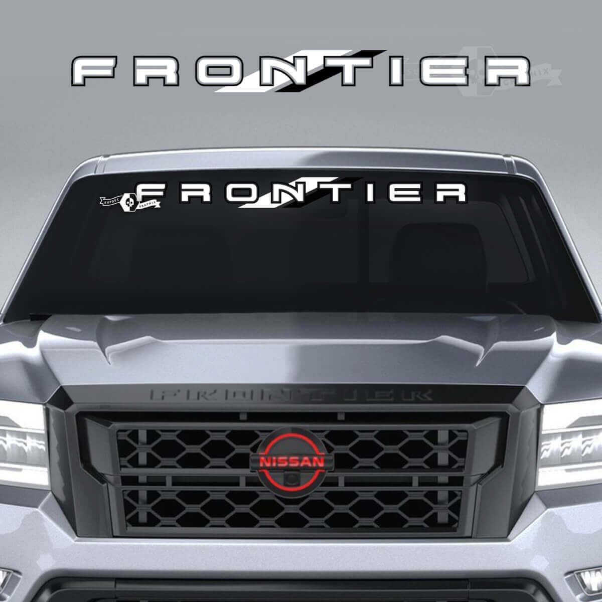 Brand Lettering Windshield Vinyl Decal for Nissan Frontier Pro-4X