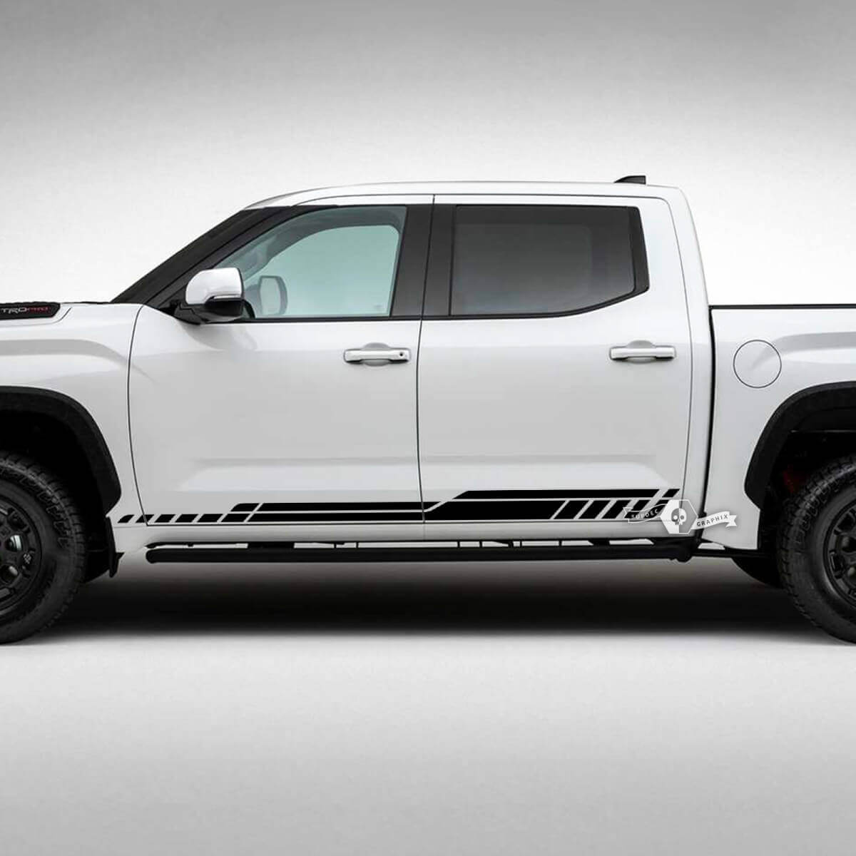 Toyota Tundra Rocker Panel Doors Side Lines Stripes Vinyl Stickers Decal

