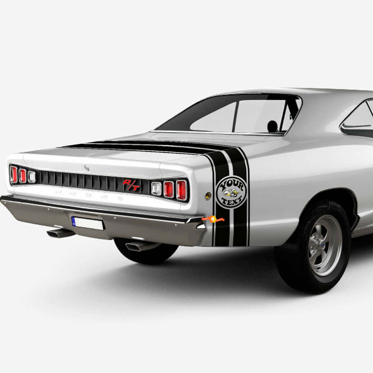 Super Bee Rear Side Tail Band Stripe Vinyl Decal for Dodge 1969