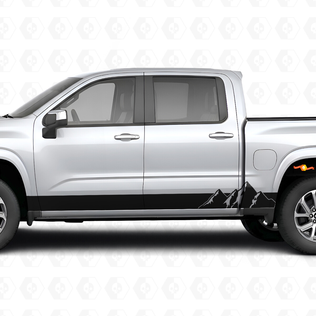 Alpine Ridge Door & Rocker Panel Vinyl Stripes for Chevrolet Silverado 1500 Next Generation 2027