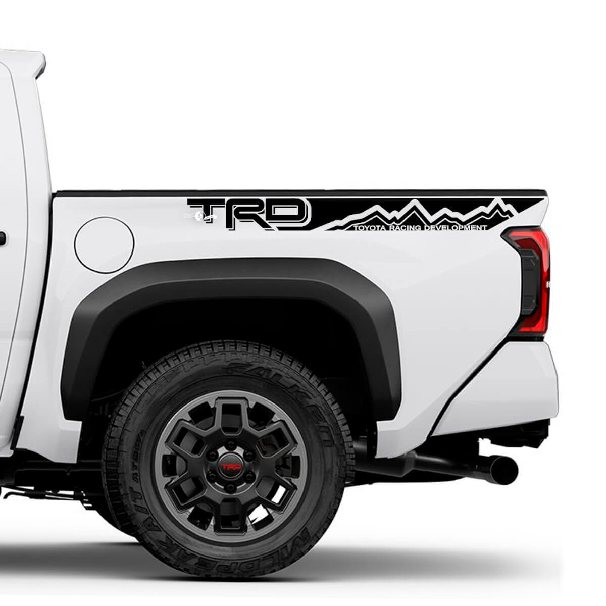 2 TRD Tacoma Side Bed Stripes Vinyl Stickers Decal Kit for Toyota Tacoma
