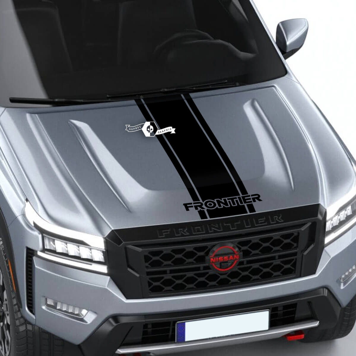 Nissan Frontier S SV Pro-4x Hood Decal Stripe Vinyl Line Logo Graphic Decals Sticker

