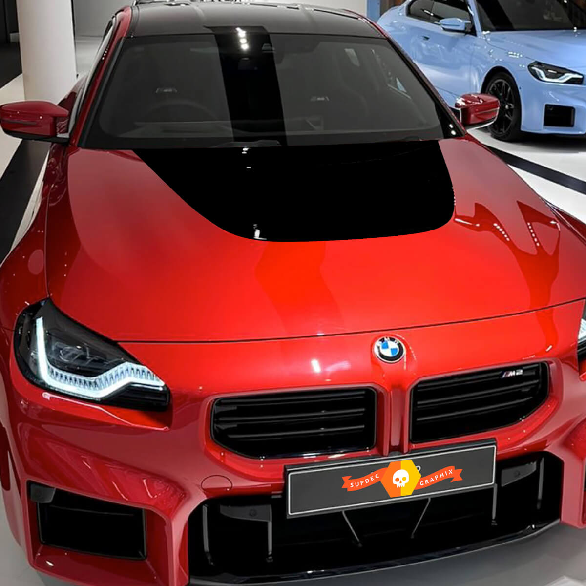 2023 BMW M2 G87 M Performance Parts Hood Wrap Decal vinyl sticker
