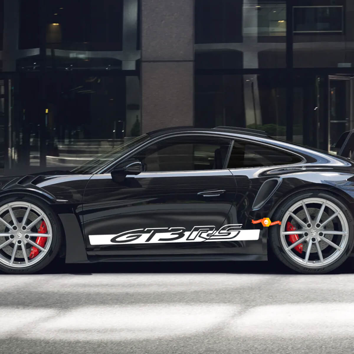 Porsche 911 991 992 GT3 RS GT3RS Side Stripes Kit Decal Sticker
