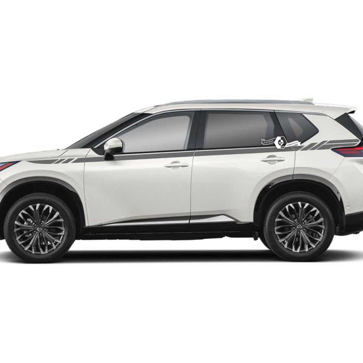Racing Style Stripes Side Vinyl Decal Sticker for Nissan Rogue