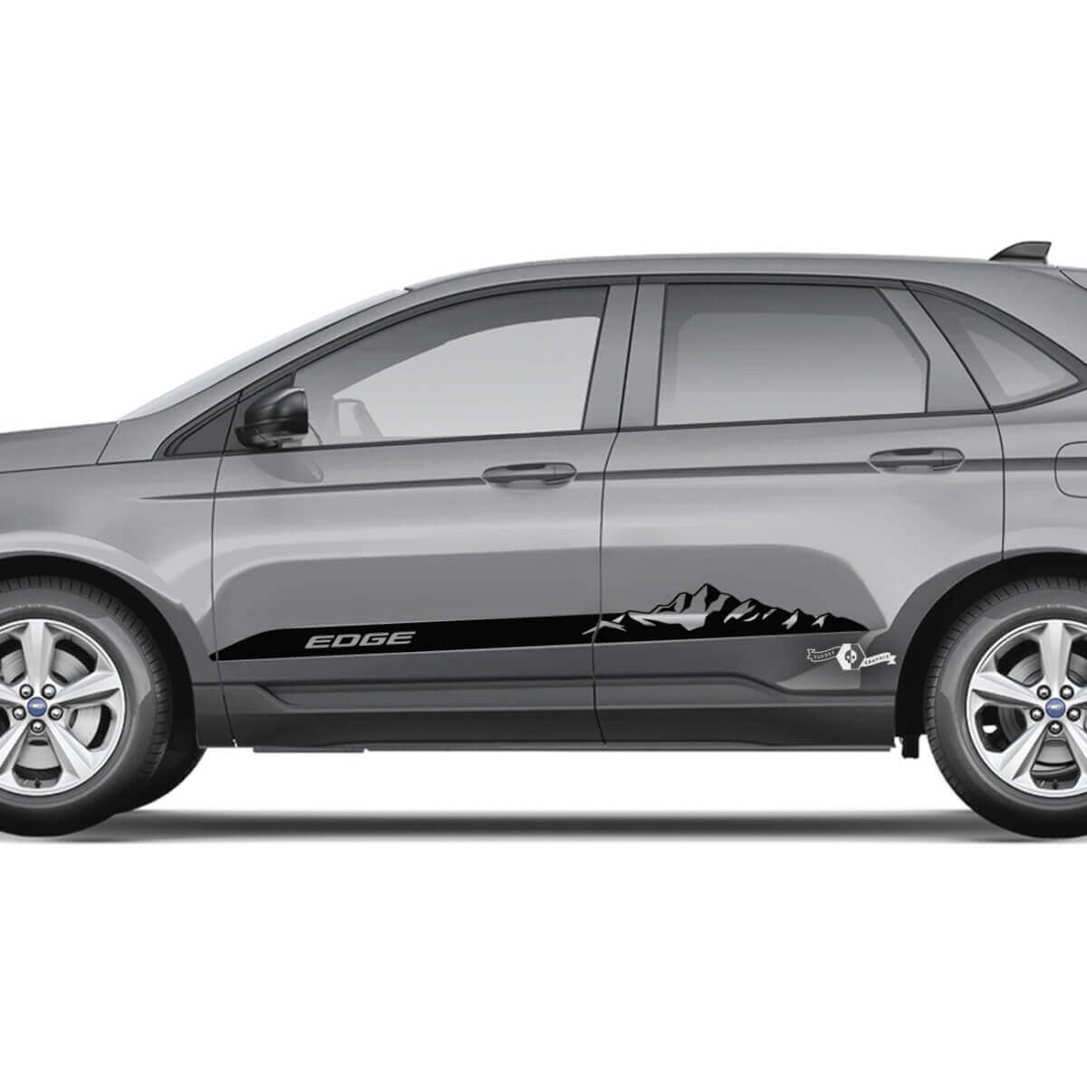 2x Side Mountains Ford Edge Doors Vinyl Stripes body decal vinyl graphics sticker
