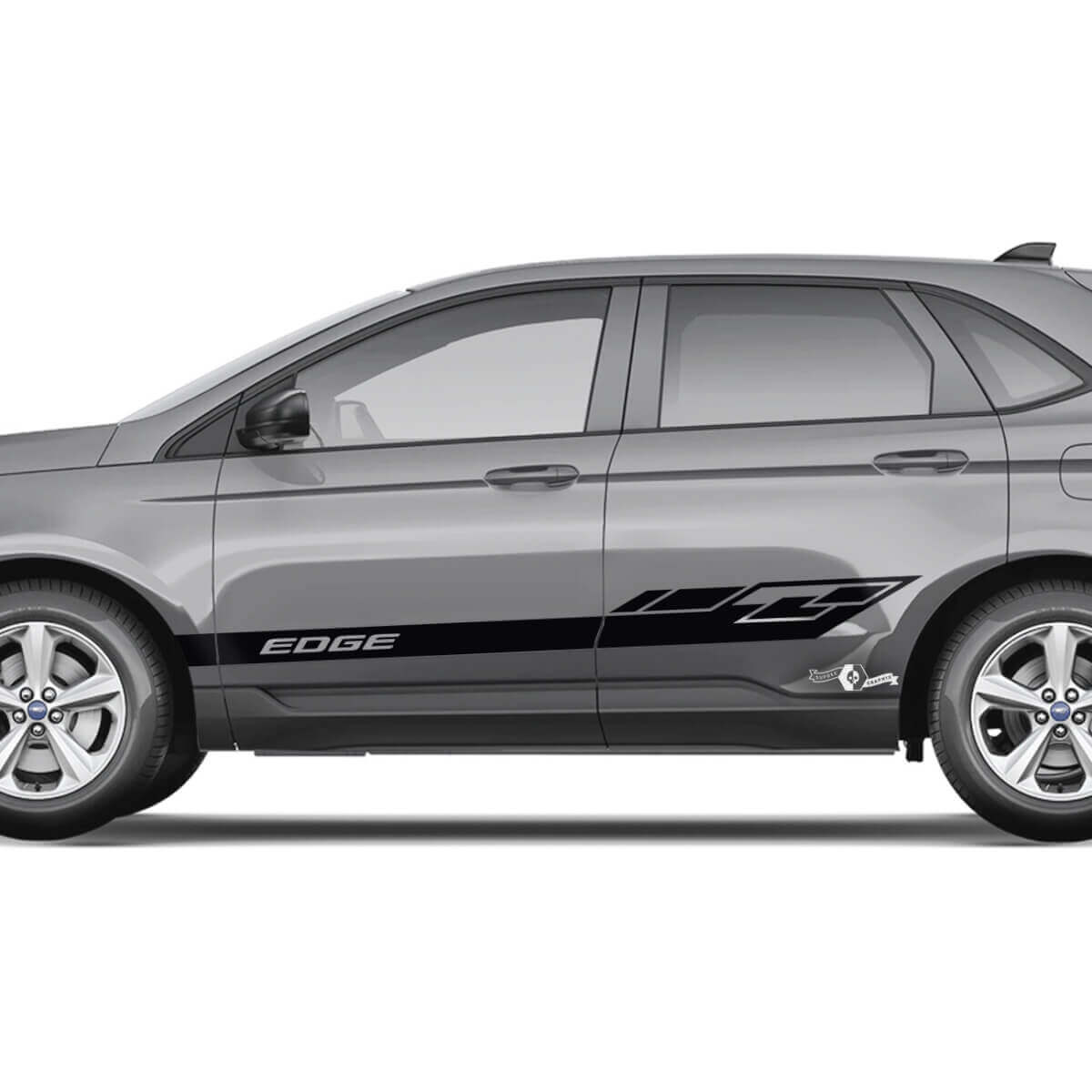 2x Side Ford Edge Doors Vinyl Racing Stripes body decal vinyl graphics sticker 4
