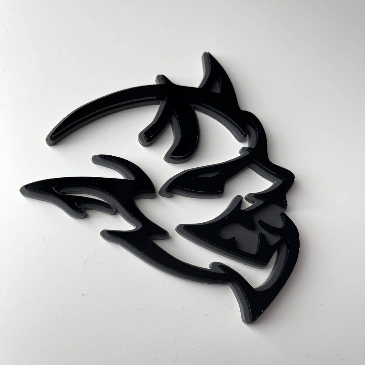 Custom 3D Badge Demon Dodge Charger Challenger logo Fender Badges Emblem