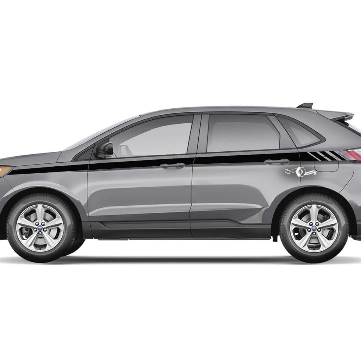 Ford Edge Line Strobe under the Windows Vinyl Rocker Panel Stripes body decal vinyl graphics sticker
