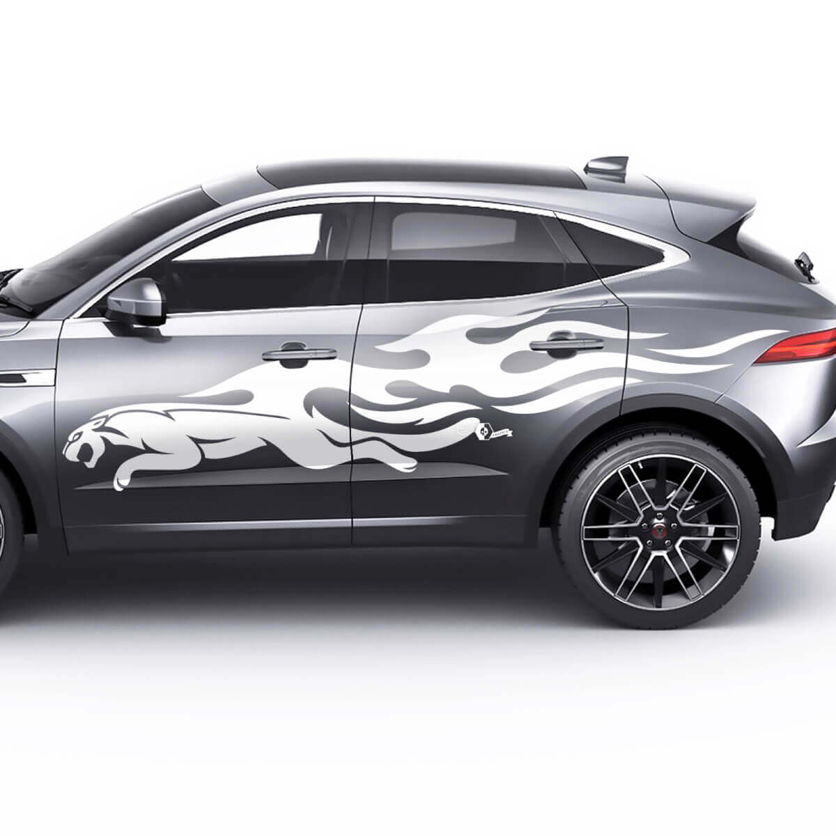 Jaguar E-Pace Side Logo Jaguar Flame Doors Graphics decal Logo sticker
