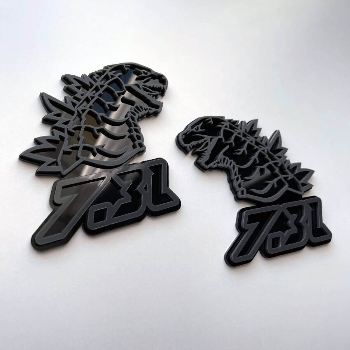 Godzilla 7.3L MEGAZILLA Performance 7.3L 3D Badge Wing Badges Emblem 2