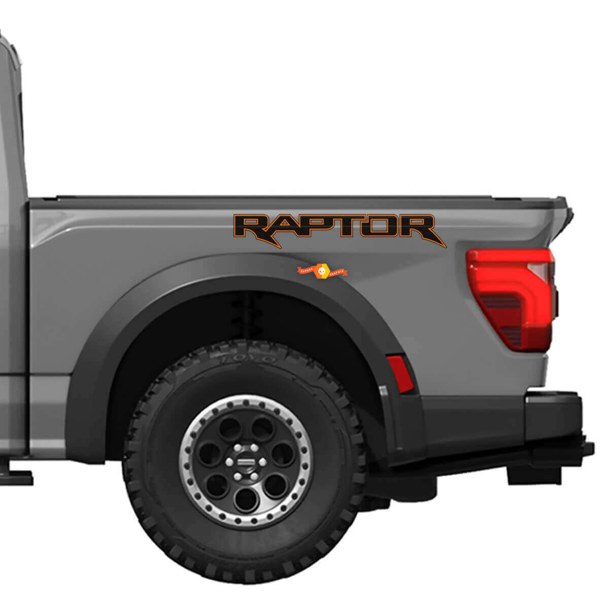 Custom Text Graphics Vinyl Decal Sticker Kit for Ford F150 Raptor R