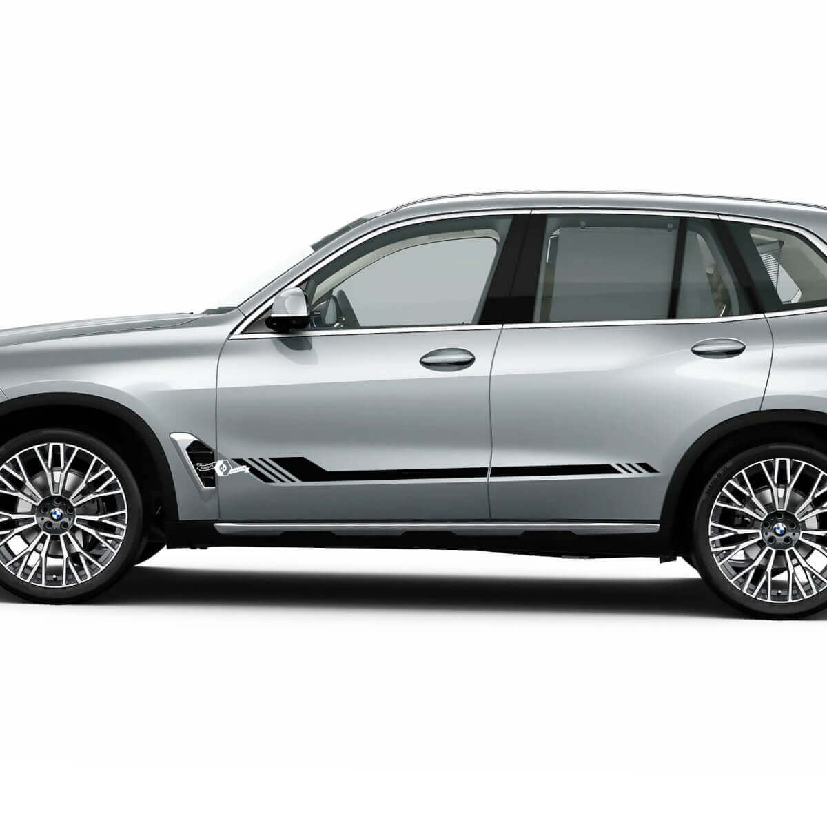 M Logo Stripes for BMW X5 G05 Side Doors Vinyl Decal Sticker

